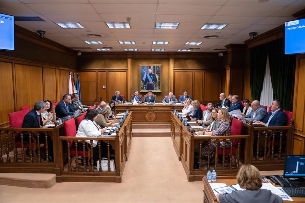 Pleno ordinario de la Diputación de Almería.