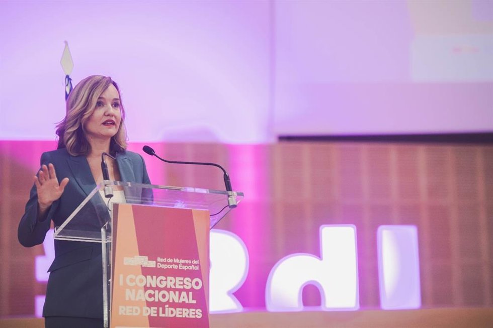 La ministra de Educación, Formación Profesional y Deportes, Pilar Alegría,ha inaugurado el I Congreso Nacional de la Red de Líderes.
