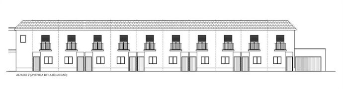Proyecto de construcción de 61 viviendas protegidas en el barrio La Cebonera de Mairena del Alcor.