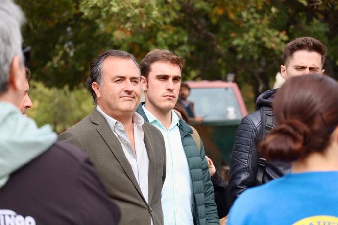 El presidente del Grupo Parlamentario Vox en las Cortes de C-LM, David Moreno.