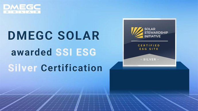 DMEGC Solar awarded two SSI ESG Silver certifications, demonstrating industry-leading performance