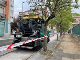 Asfaltado de calles en Vitoria-Gasteiz