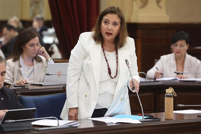 Archivo - La consellera de Salud del Govern balear, Manuela García.