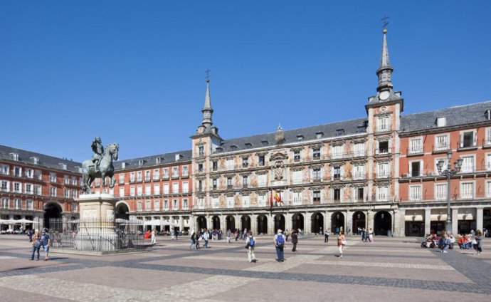Archivo - Plaza Mayor de Madrid