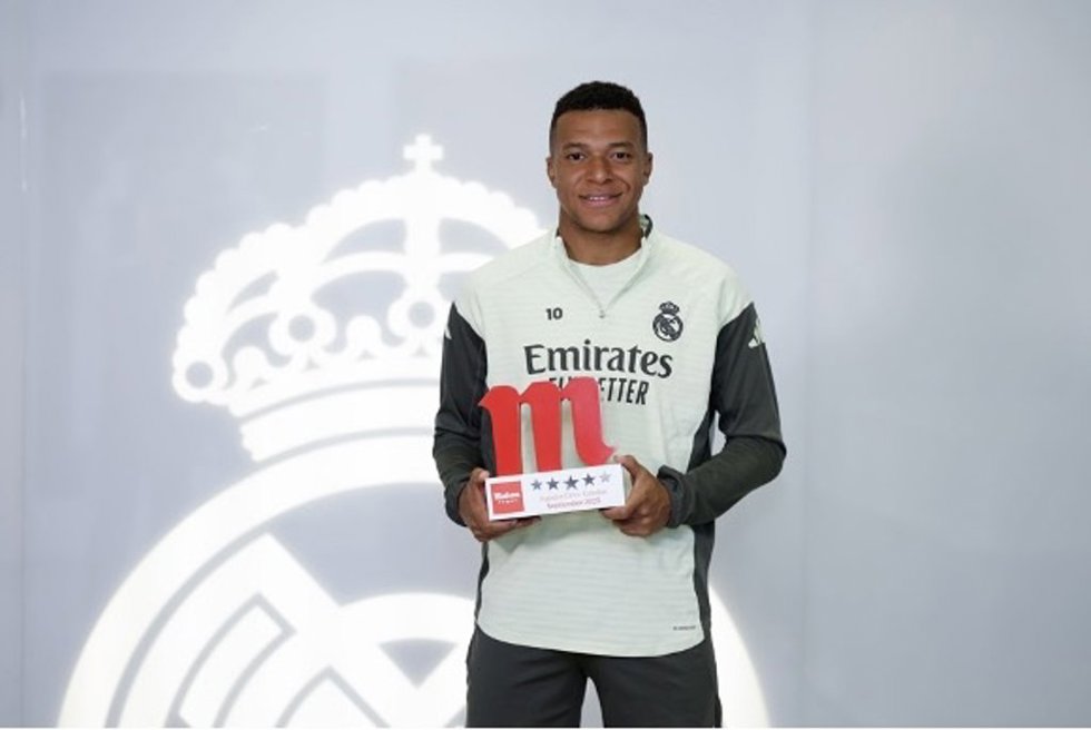 Mbappé, Jugador Cinco Estrellas de septiembre