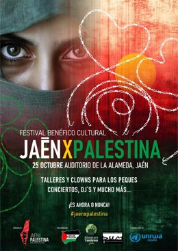 Cartel del festival Jaén por Palestina.