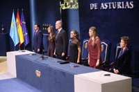 La emotiva despedida del Rey Felipe VI en los Premios Princesa de Asturias: "Es hora de ceder este espacio a Leonor"