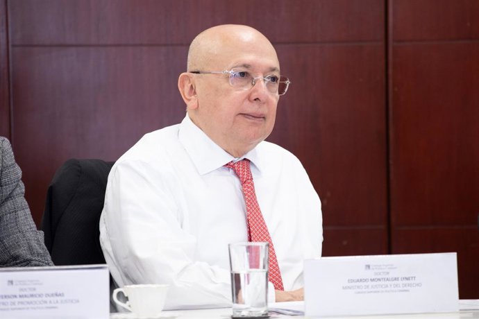 Imagem de arquivo do Ministro da Justiça, Eduardo Montealegre.