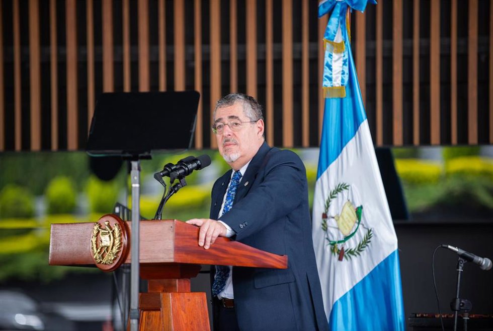 Archivo - El presidente de Guatemala, Bernardo Arévalo. 