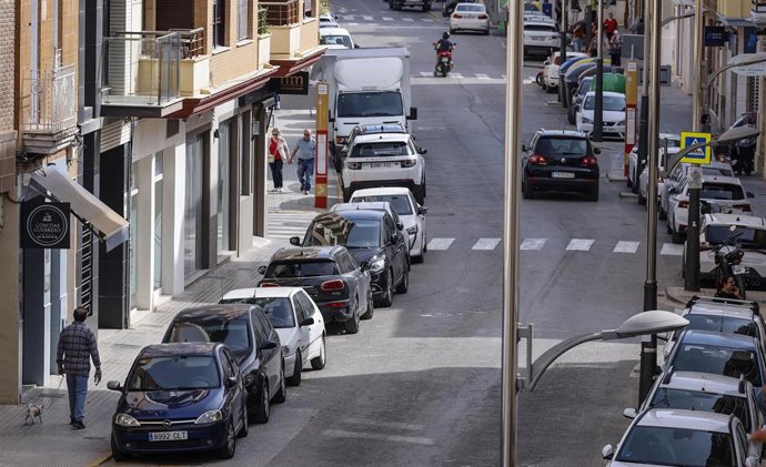 Estado actual de una calle de Sedaví (Valencia)