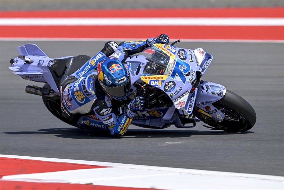 Álex Márquez, durante una carrera.