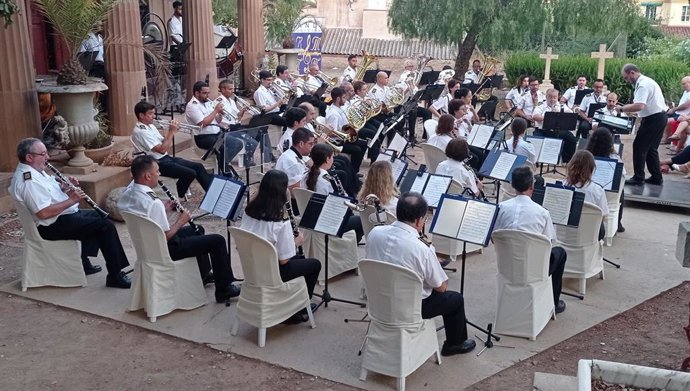 Archivo - La Banda Municipal de Música de Málaga, en concierto