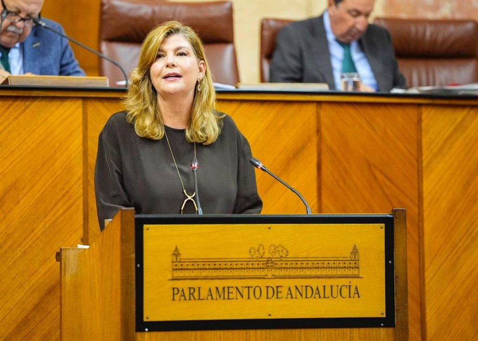 La secretaria general del PP de Huelva y parlamentaria andaluza, Berta Centeno.