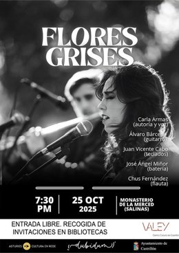 Flores grises', un nuevo proyecto musical de Carla Armas