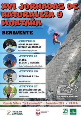 La Diputación De Zamora Apoya Un Año Más Las XVI Jornadas De Naturaleza Y Montaña De Benavente
