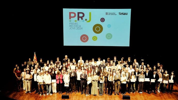 Imatge de la gala de lliurament dels Premis de Recerca Jove 2024