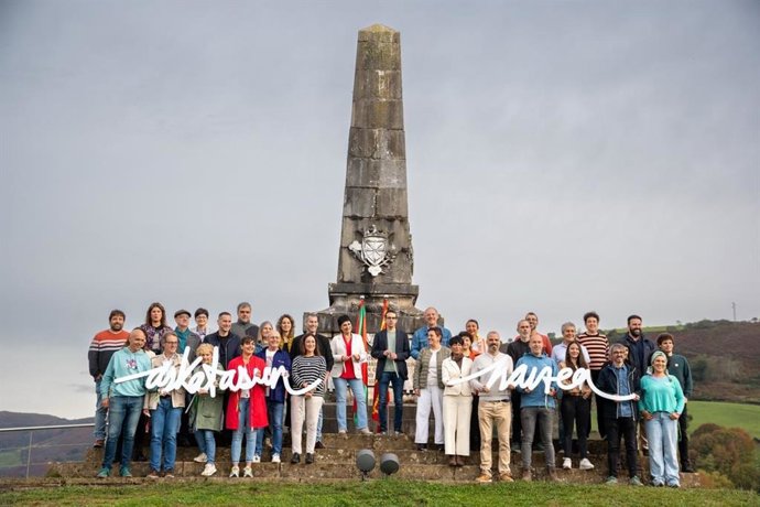 Acto de EH Bildu en Amaiur con motivo del aniversario del Estatuto de Gernika.