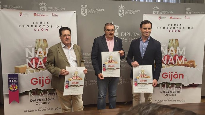 Gijón acoge este fin de semana la feria de productos de León en la Plaza Mayor.