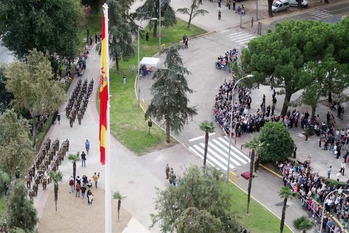 Archivo - Acto de homenaje a la bandera en Talavera