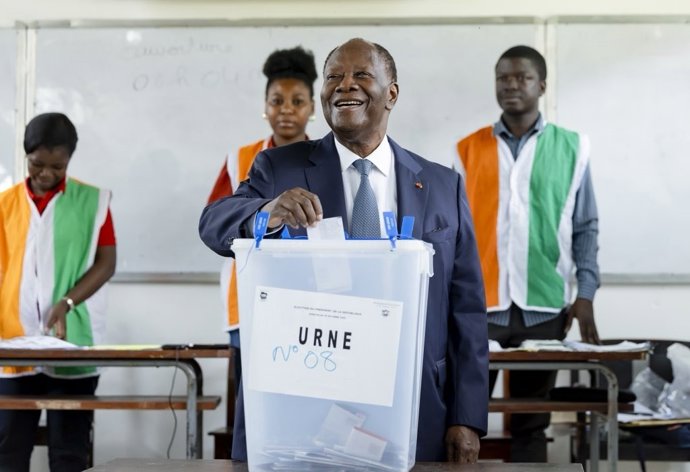 El presidente marfileño, Alassane Ouattara
