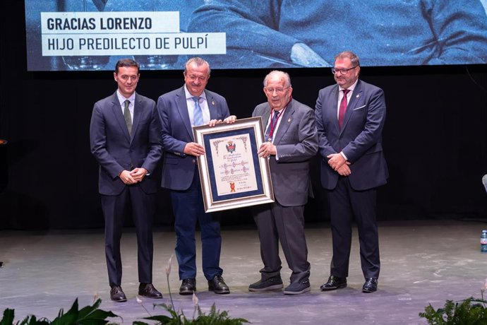 Lorenzo Belmonte, reconocido como Hijo Predilecto de Pulpí (Almería)