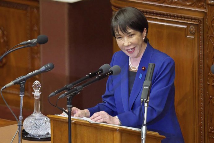 La nueva primera ministra de Japón, Sanae Takaichi.