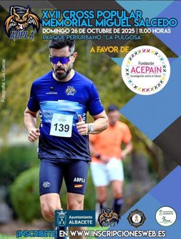 Albacete acogerá este domingo el XVII Cross Popular Memorial Miguel Salcedo
