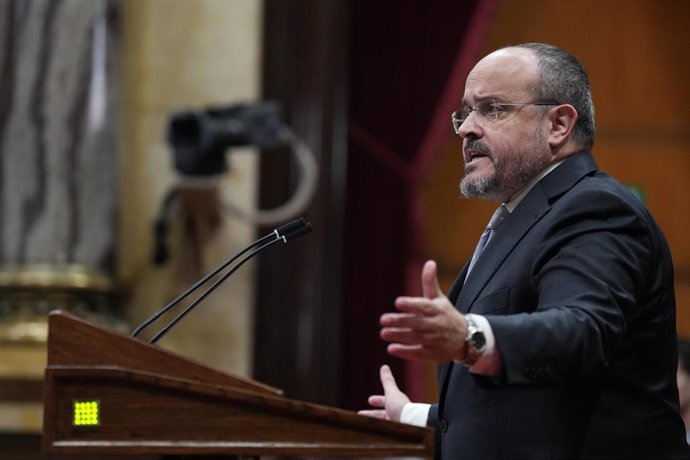 El presidente del PP de Cataluña, Alejandro Fernández 