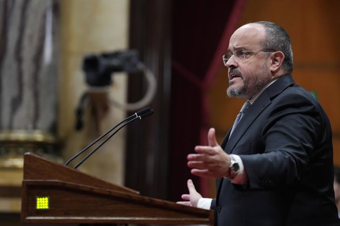 El president del PP de Catalunya, Alejandro Fernández 