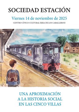 Cartel de la jornada organizada por el Centro de Estudios de las Cinco Villas el 14 de noviembre en Ejea de los Caballeros.