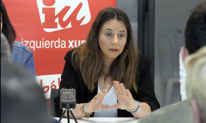 La secretaria de Organización de IU Asturias, María Miranda.