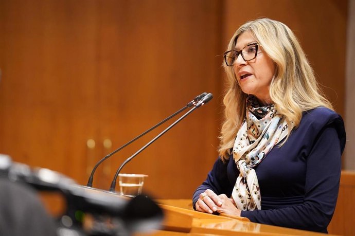 La vicepresidenta del Gobierno de Aragón y consejera de Presidencia, Mar Vaquero.