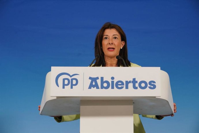 Archivo - La secretaria general del PP vasco, Laura Garrido