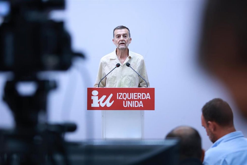 Archivo - El coordinador federal de Izquierda Unida, Antonio Maíllo, en una imagen de archivo