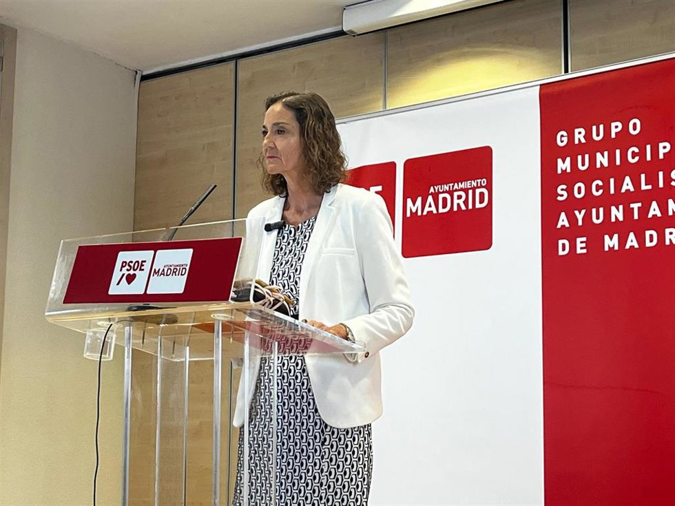 La portavoz del Grupo Municipal Socialista, Reyes Maroto