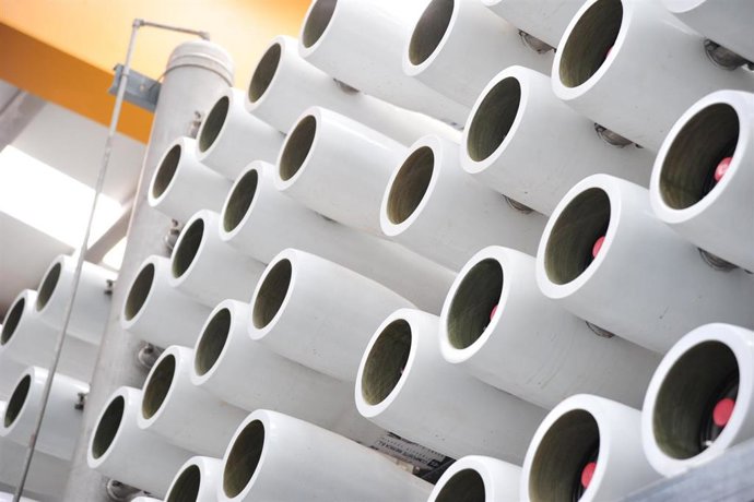 Instalaciones de una desaladora de Lantania