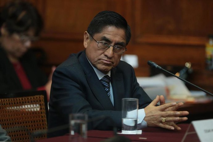 Archivo - El exjuez peruano César Hinostroza.