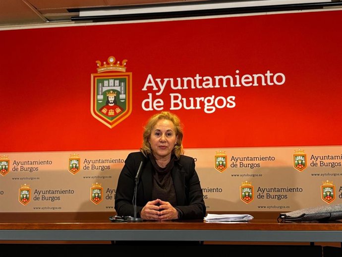 Yolanda Barriuso durante la rueda de prensa.