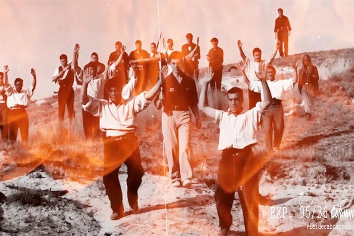 Fotograma de 'EXP.95/36. Columna minera', de Jesús Garrido.