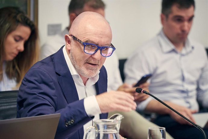 Archivo - El portavoz de UPN, Javier Esparza.