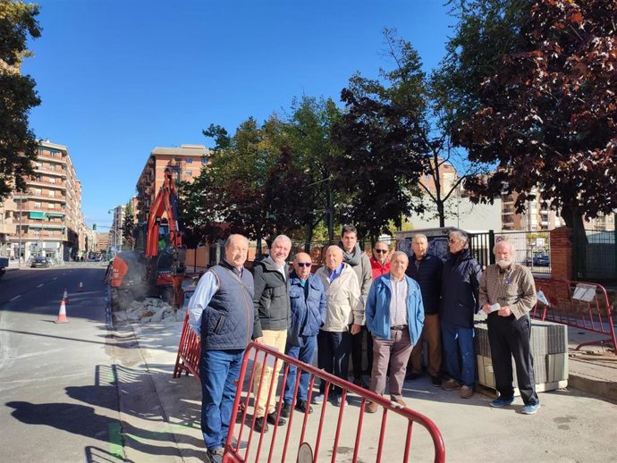 El Ayuntamiento de Lgoroño mejora la seguridad vial en la calle Marqués de la Ensenada con un nuevo paso para peatones a la altura del colegio Bretón de Los Herreros