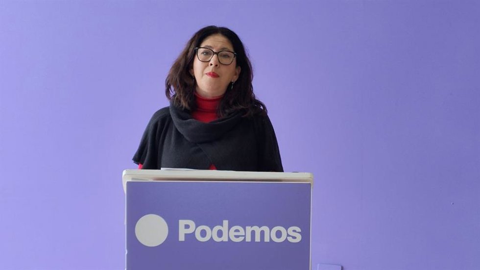Archivo - La coordinadora general de Podemos Andalucía, Raquel Martínez