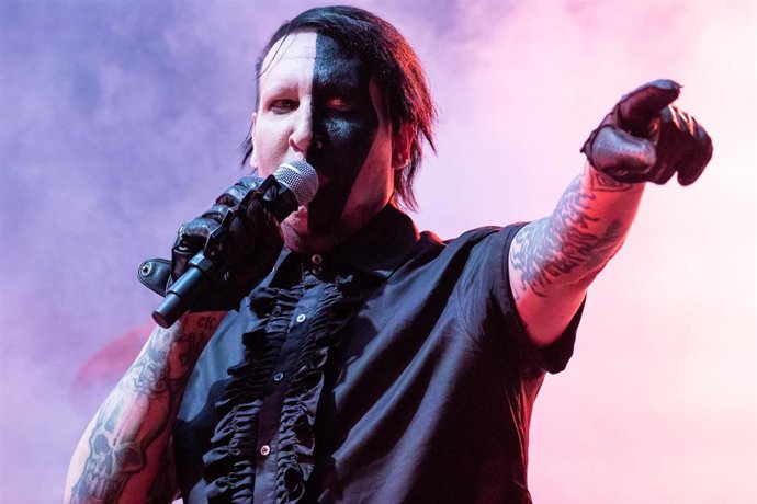 Archivo - Marilyn Manson en un concierto. Imagen de archivo