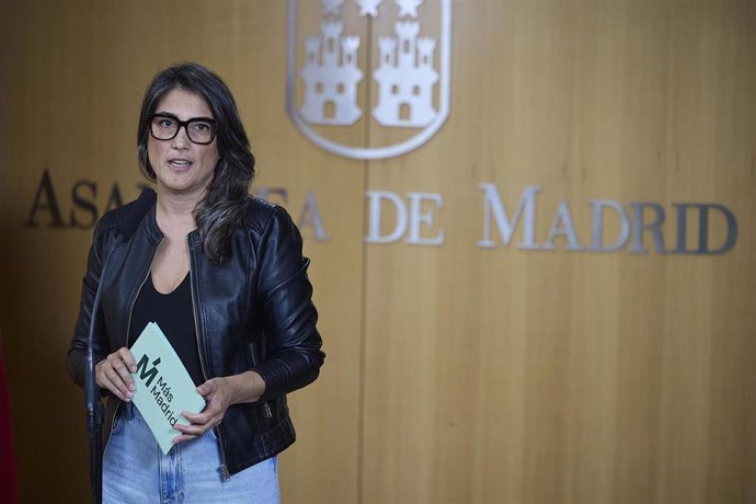 La portavoz de Más Madrid en la Asamblea de Madrid, Manuela Bergerot.