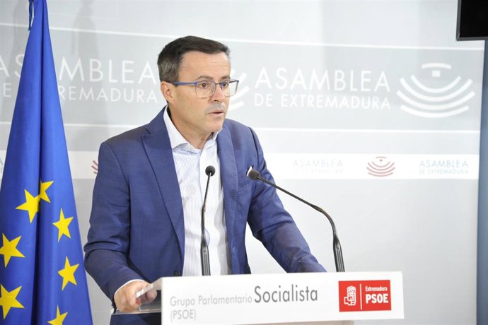 Imagen de archivo del secretario general del PSOE extremeño, Miguel Ángel Gallardo