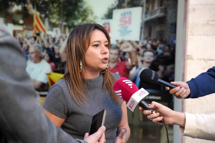 La diputada de la CUP al Parlament Laure Vega
