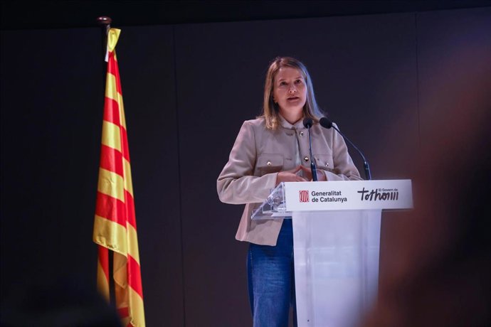 Mònica Martínez Bravo durante su intervención.