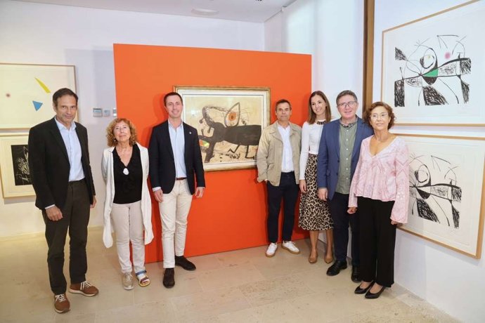 Inauguración de la exposición sobre la relación de Joan Miró y la Galería Pelaires.