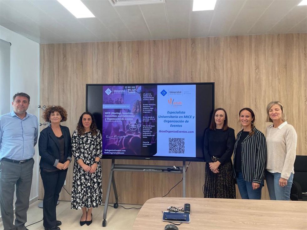 Presentan en Ibiza un nuevo máster en el sector MICE para profesionales especializados en eventos y congresos.
