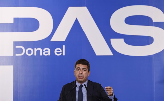 El president de la Generalitat, Carlos Mazón, en imagen de archivo